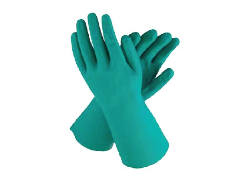 GREEN NITRILE GLOVES