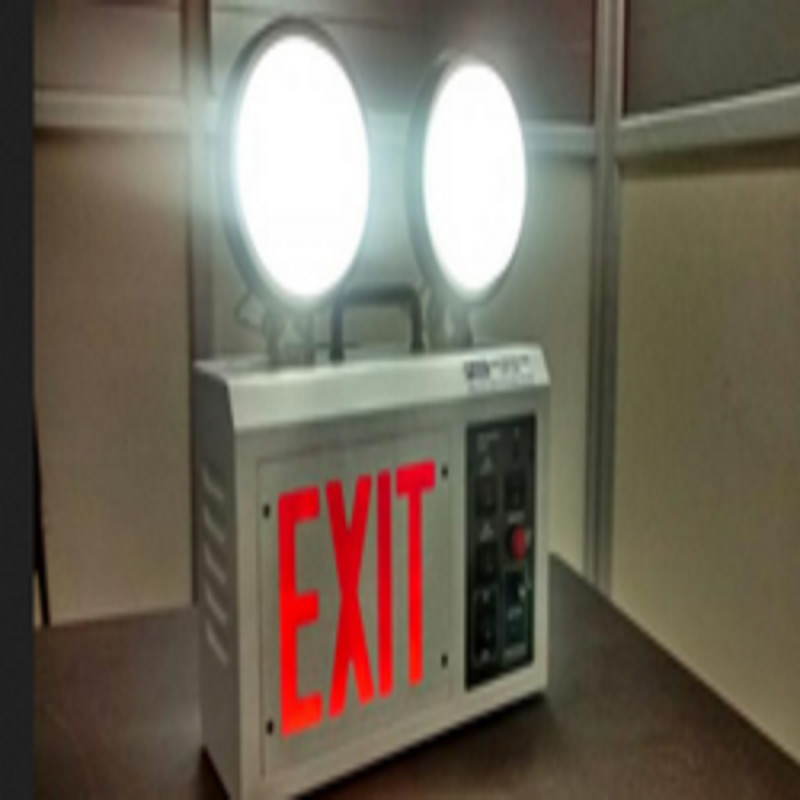 Beam Light With Exit Sign
