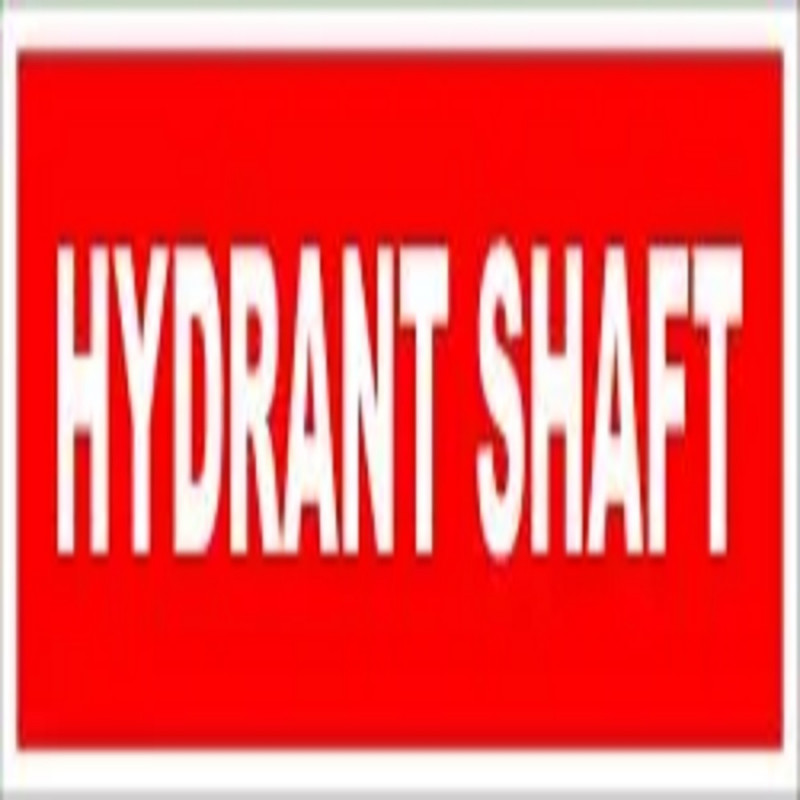 Hydrant Shaft Sign