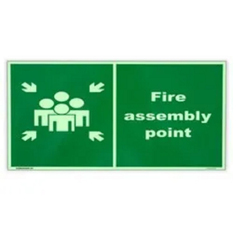 Fire Assembly Point Sign Board