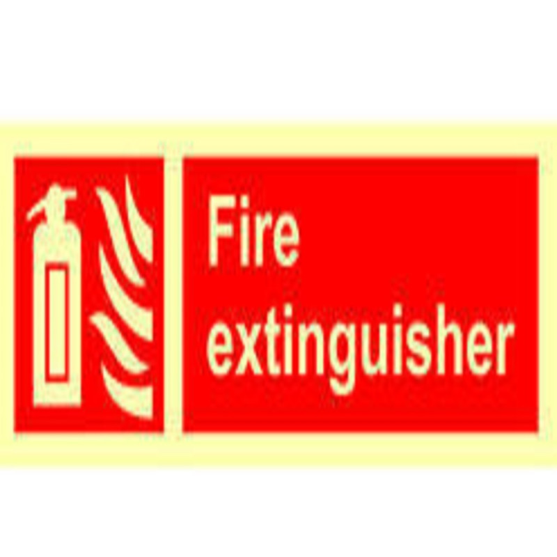 Fire Extinguisher Safety Sign Board