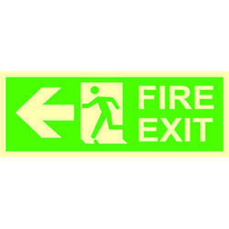Fire Exit Safety Acrylic Sign Board