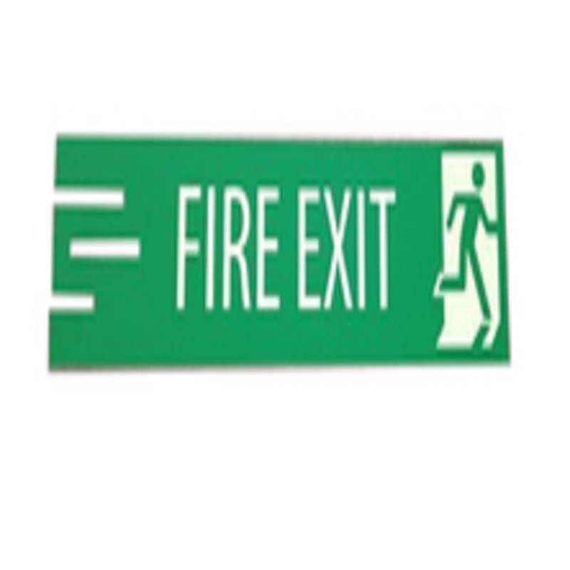 Fire Exit Safety Sign Board