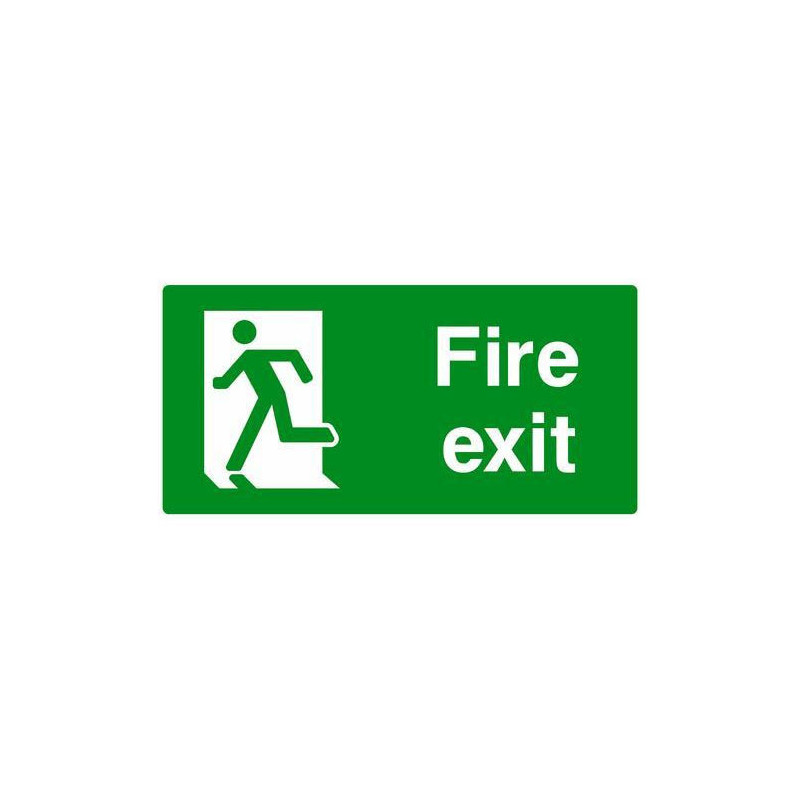 Exit Sign (Radium) With Arrow Mark