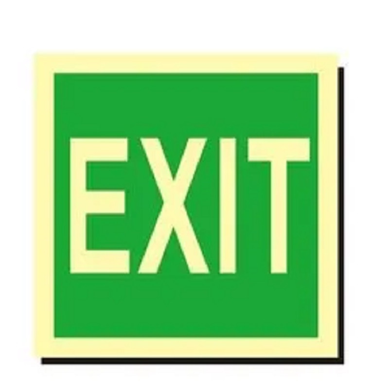 Usha D2 200 X 200mm Exit Signages