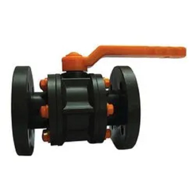 HDPE Ball Valve Flange End