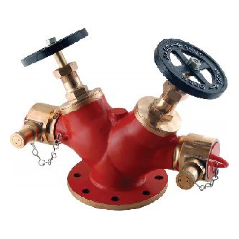 Double control hydrant valve