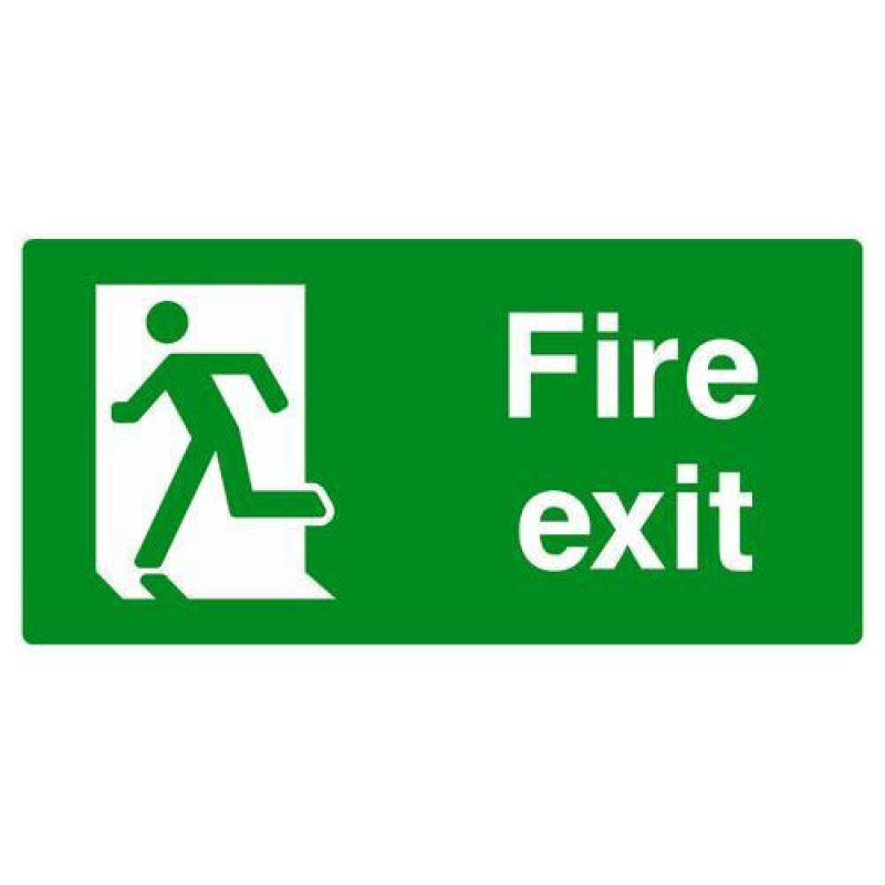 FIRE EMERGENCY SIGN