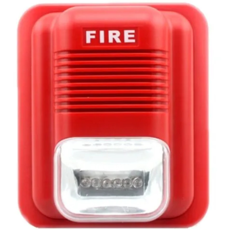 FIRE HOOTER WITH STROBE (PLASTIC BODY )