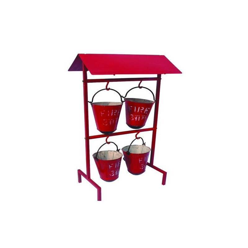 FOUR BUCKET STAND WITH CANOPY
