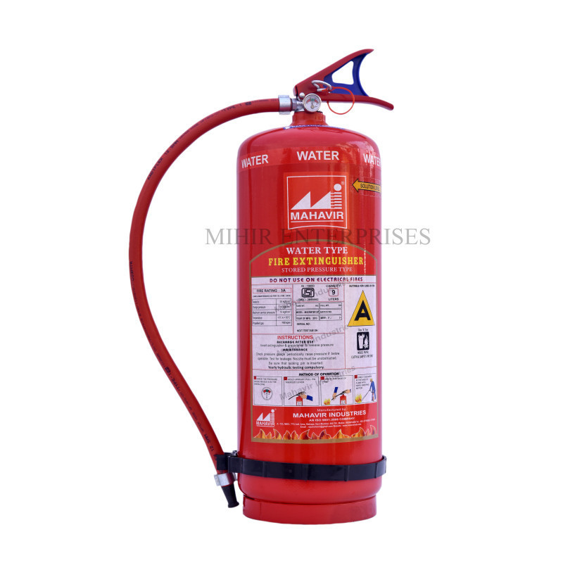 Water Type Fire Extinguisher 9 LTR.