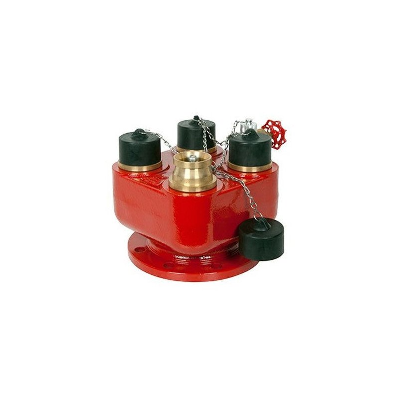 fire brigade inlet connection-4-way
