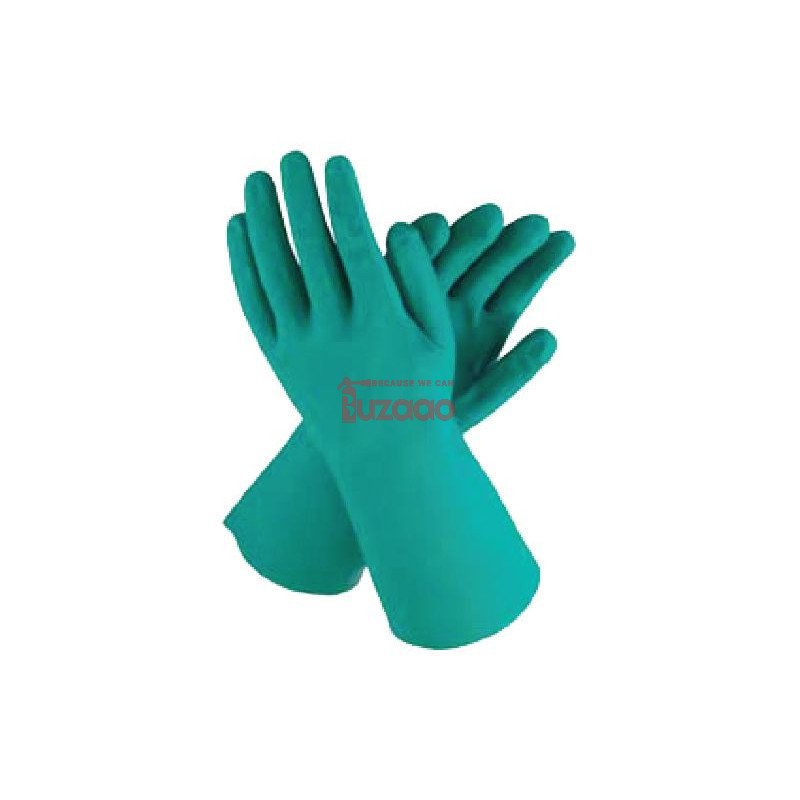 GREEN NITRILE GLOVES