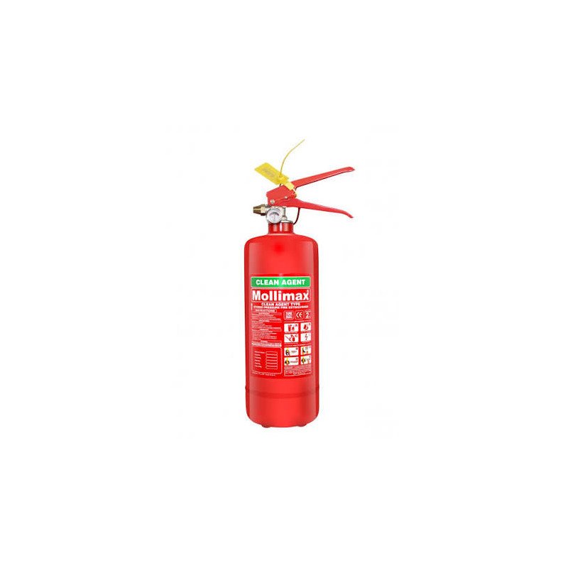 Stored Pressure Clean Agent type Fire Extinguisher of Cap. 2 kg Confirms to IS 15683, bearing ISI Mark
