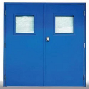 Blue Fire Resistant Doors