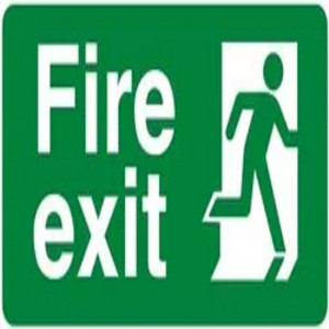 Signage Fire Exit Safety Board