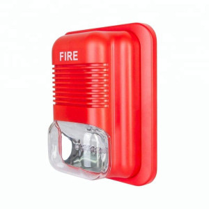 Fire hooter with strobe (PLASTIC BODY )