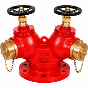 Double Headed Gun Metal Fire Hydrant Valve