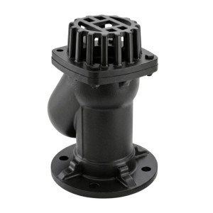 CI Foot Valve with Strainer
